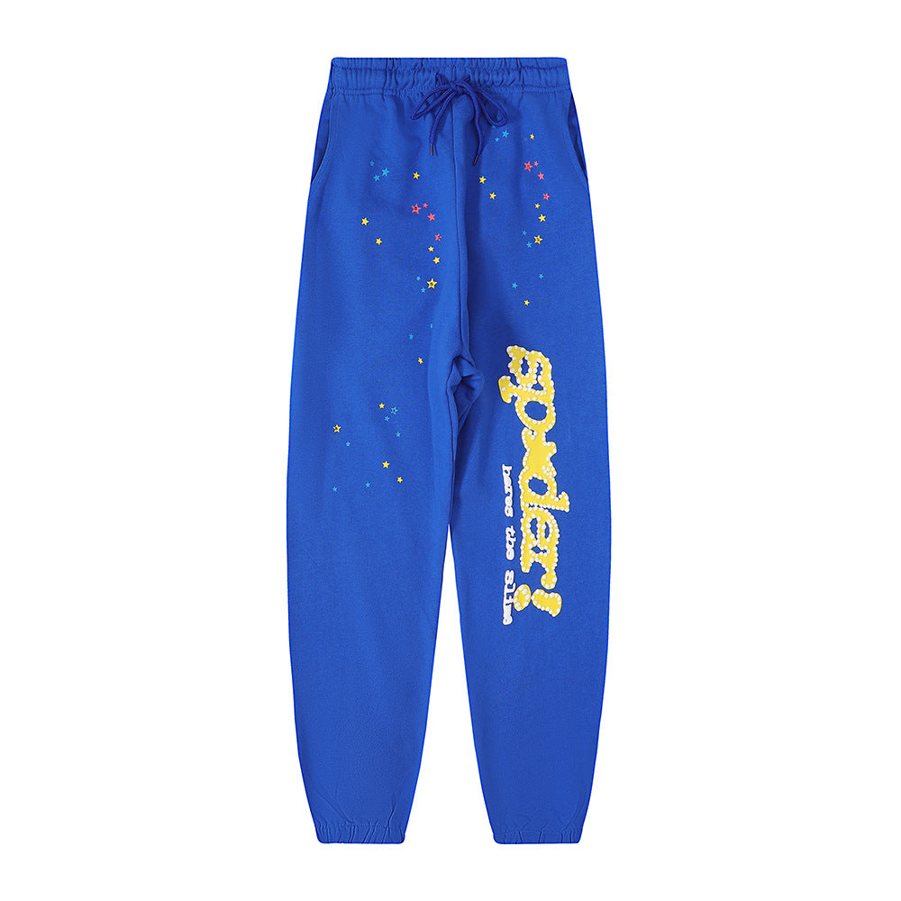 100% cotton SP Hoodie Terry 5ider Men's and Women's Sweater Hoodie Pants