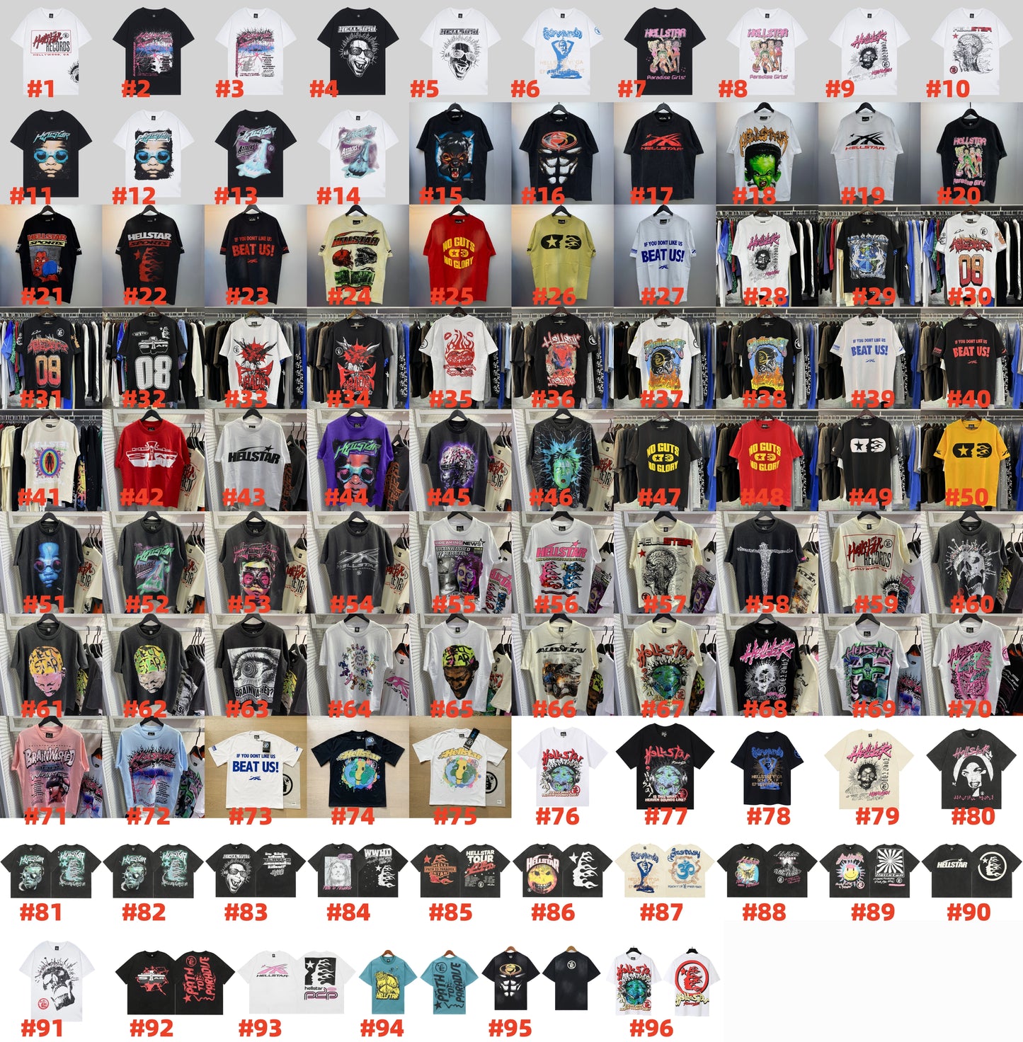 Factory Wholesale Hell t shirt star with NFC top quality Street Wear Oversized Vintage Printed T Shirt