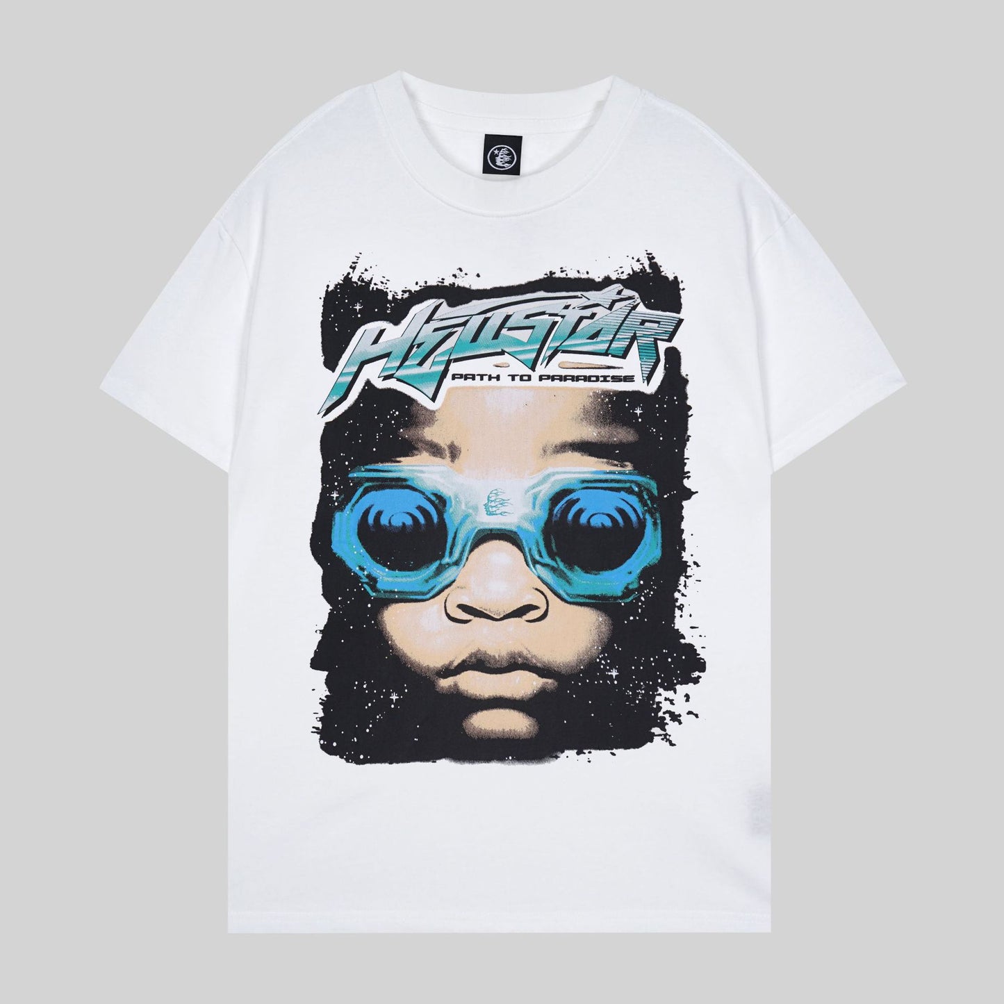 Hell t shirt star top quality Street Wear NFC Oversized Drop Shoulder Mens Short Sleeve Vintage Printed T Shirt For Men Women