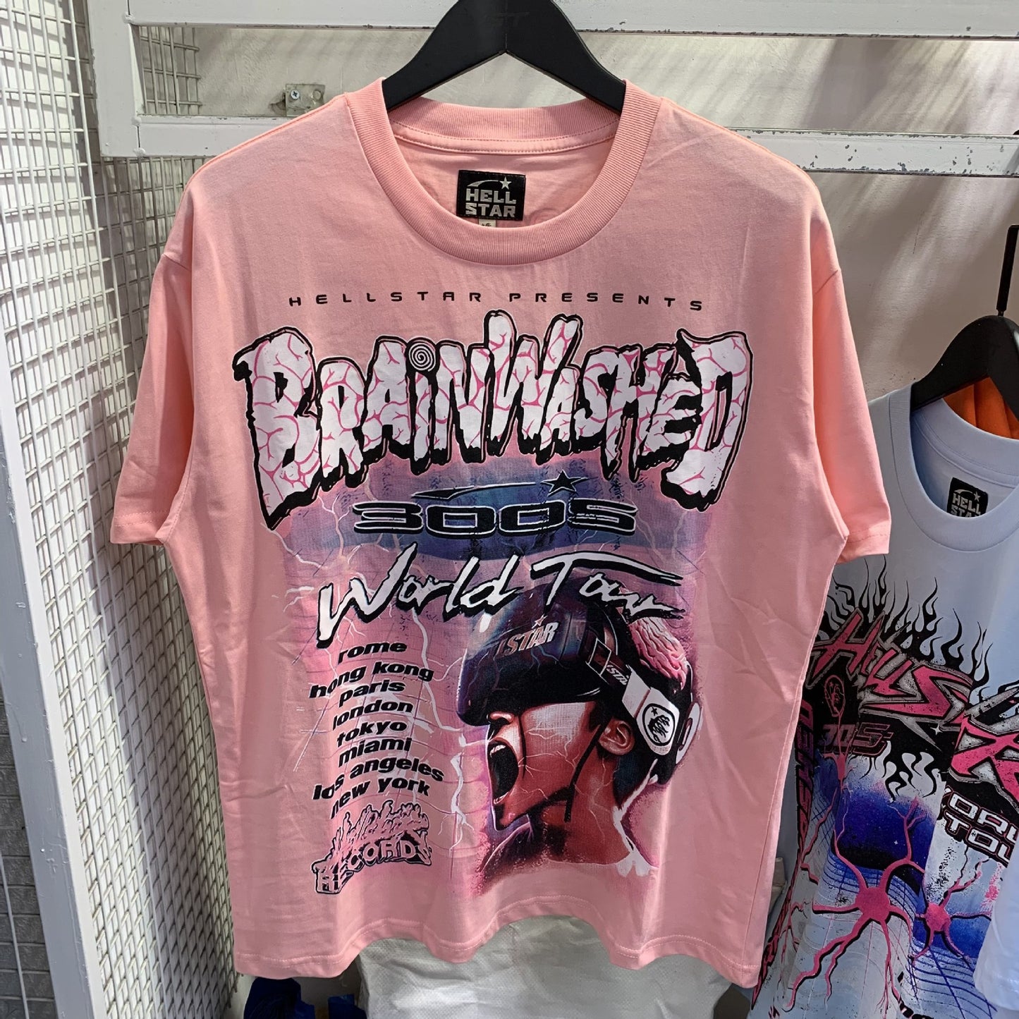 Hell t shirt star top quality Street Wear NFC Oversized Drop Shoulder Mens Short Sleeve Vintage Printed T Shirt For Men Women