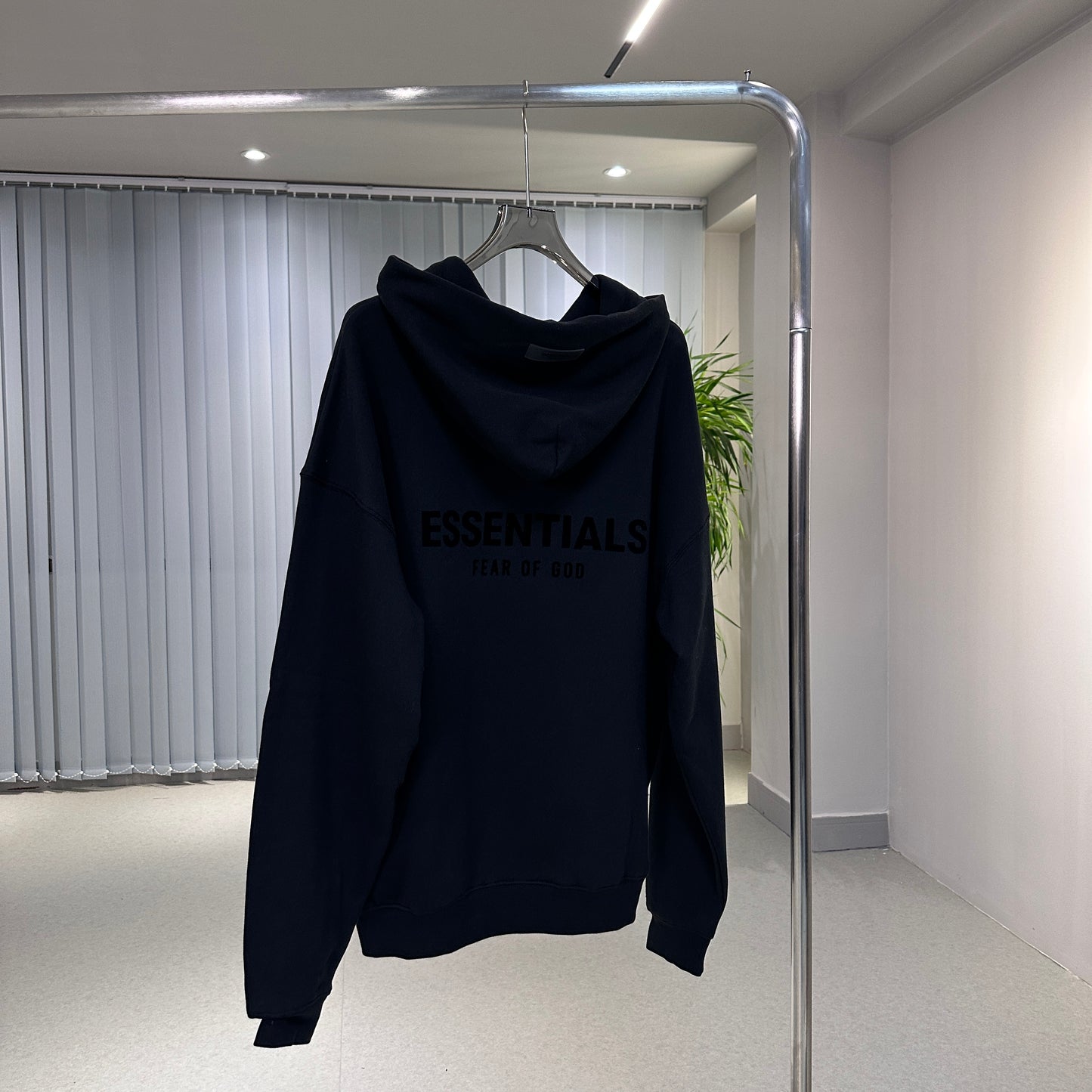 Wholesale High Quality 100% Cotton Hoodies Sweatshirts Oversized Flock Printing Heavyweight Fleece Ess Original Men Hoodie