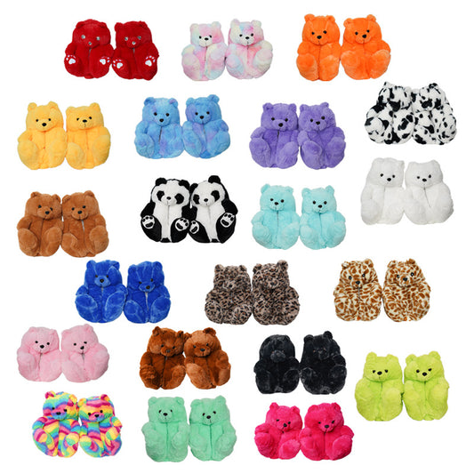 Luxury Wholesale Factory Teddy bear house cotton shoes For Kids