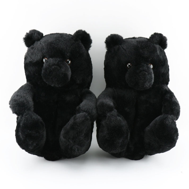 2023 Hot Selling home indoor Teddy bear warm plush all-pack slippers