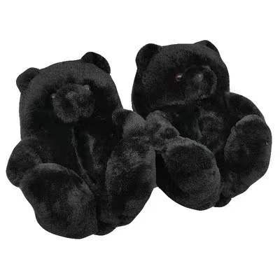 Winter warm indoor women slippers fashionable teddy bear slipper for adults and kids