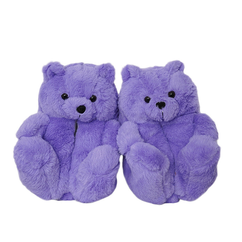 Luxury Wholesale Factory Teddy bear house cotton shoes For Kids