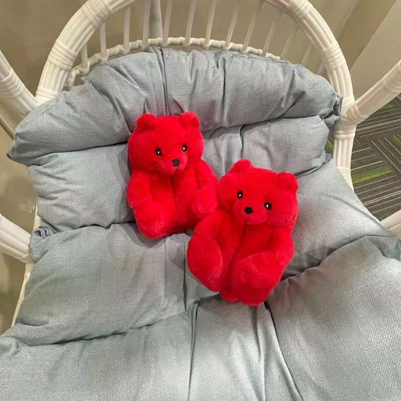 Luxury Wholesale Factory Teddy bear house cotton shoes For Kids