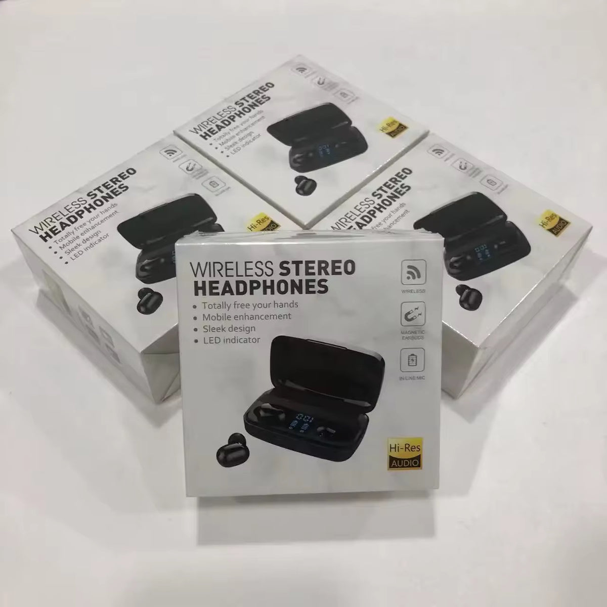 3-5 Days USA EU Warehouse Air Earbuds Wireless ANC TWS Earphone-Mike