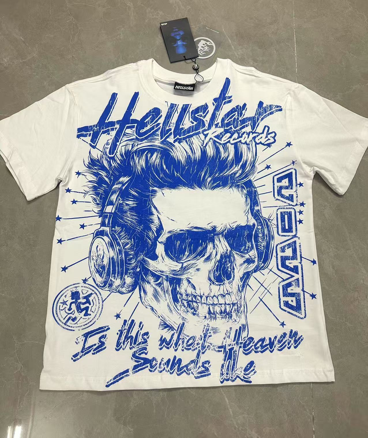 Hell t shirt star top quality Street Wear NFC Oversized Drop Shoulder Mens Short Sleeve Vintage Printed T Shirt For Men Women