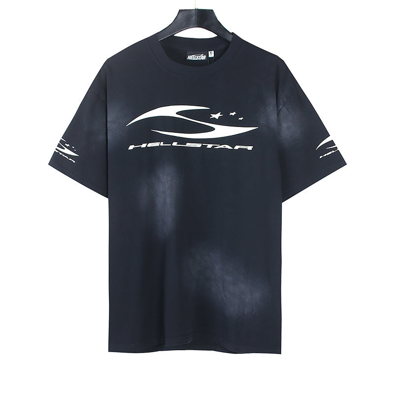 Hell t shirt star top quality Street Wear NFC Oversized Drop Shoulder Mens Short Sleeve Vintage Printed T Shirt For Men Women