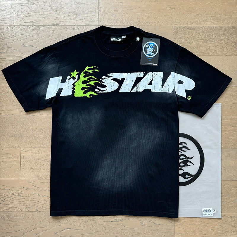 Hell t shirt star top quality Street Wear NFC Oversized Drop Shoulder Mens Short Sleeve Vintage Printed T Shirt For Men Women