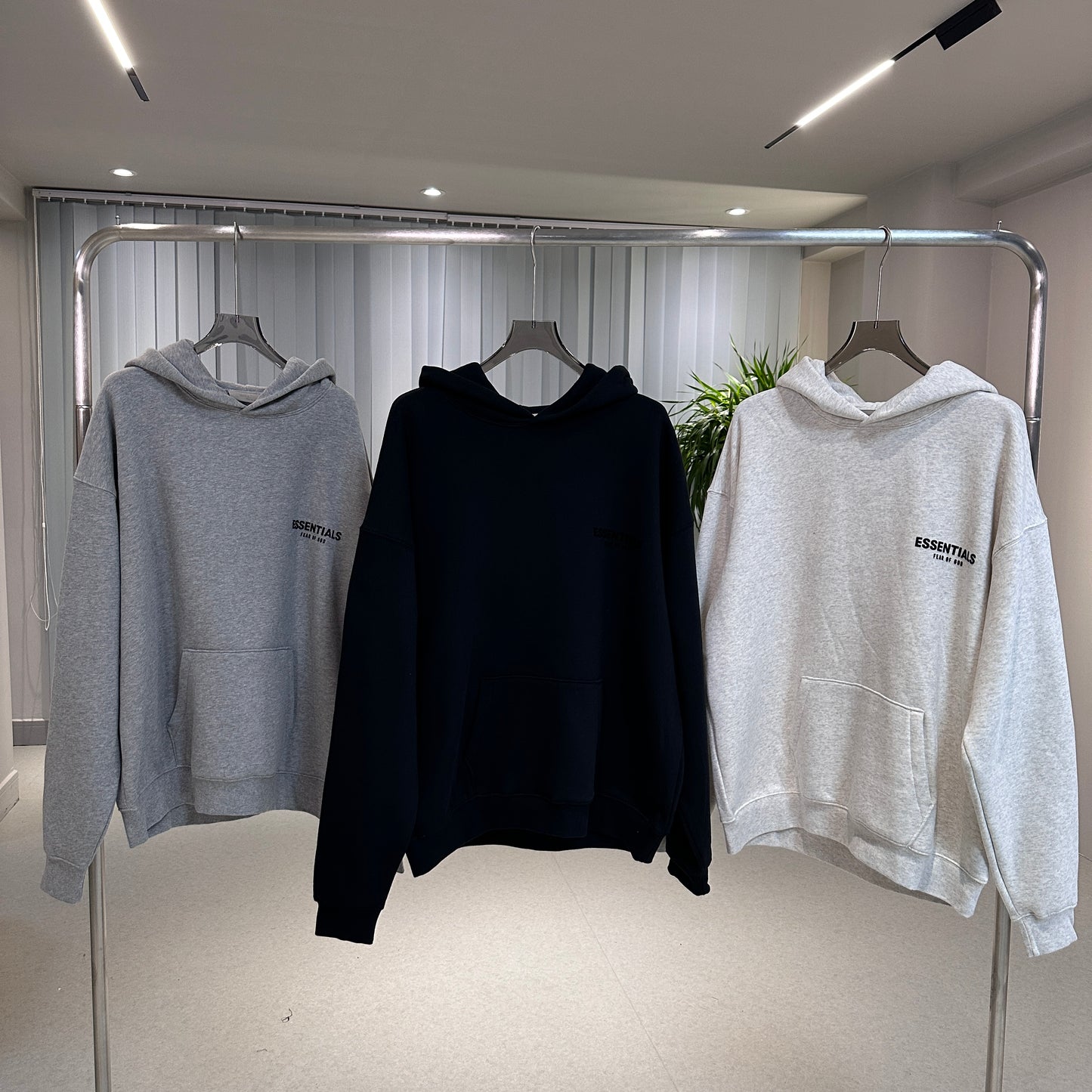 Wholesale High Quality 100% Cotton Hoodies Sweatshirts Oversized Flock Printing Heavyweight Fleece Ess Original Men Hoodie