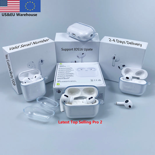 Ship From USA EU Warehouse Hot Selling Pro Max 2nd 3rd Wireless TWS Earphone IOS 17
