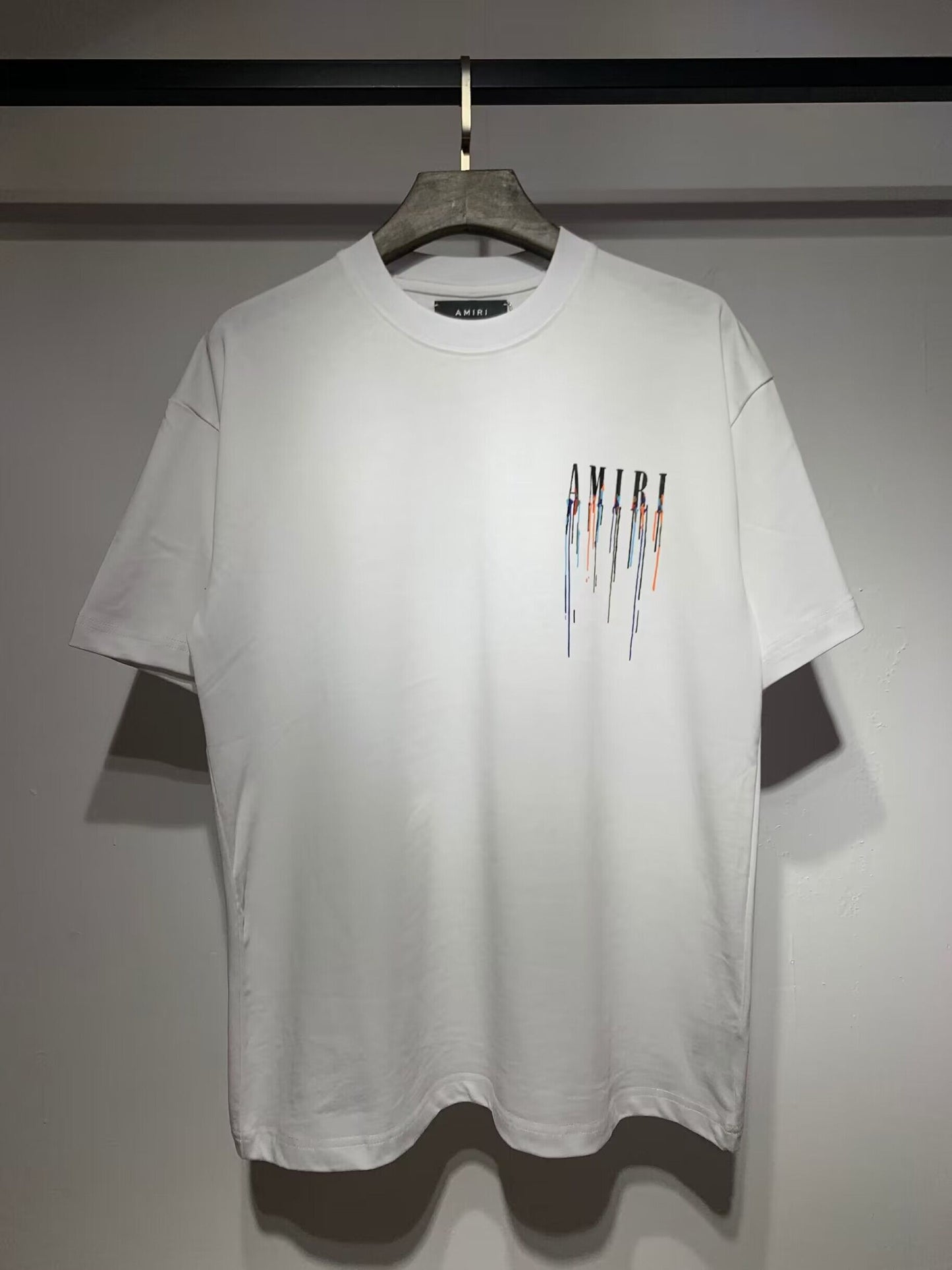 Men's AMIRI Style Graphic Oversized T-Shirt Y2K Streetwear Cotton Short Sleeve Tee