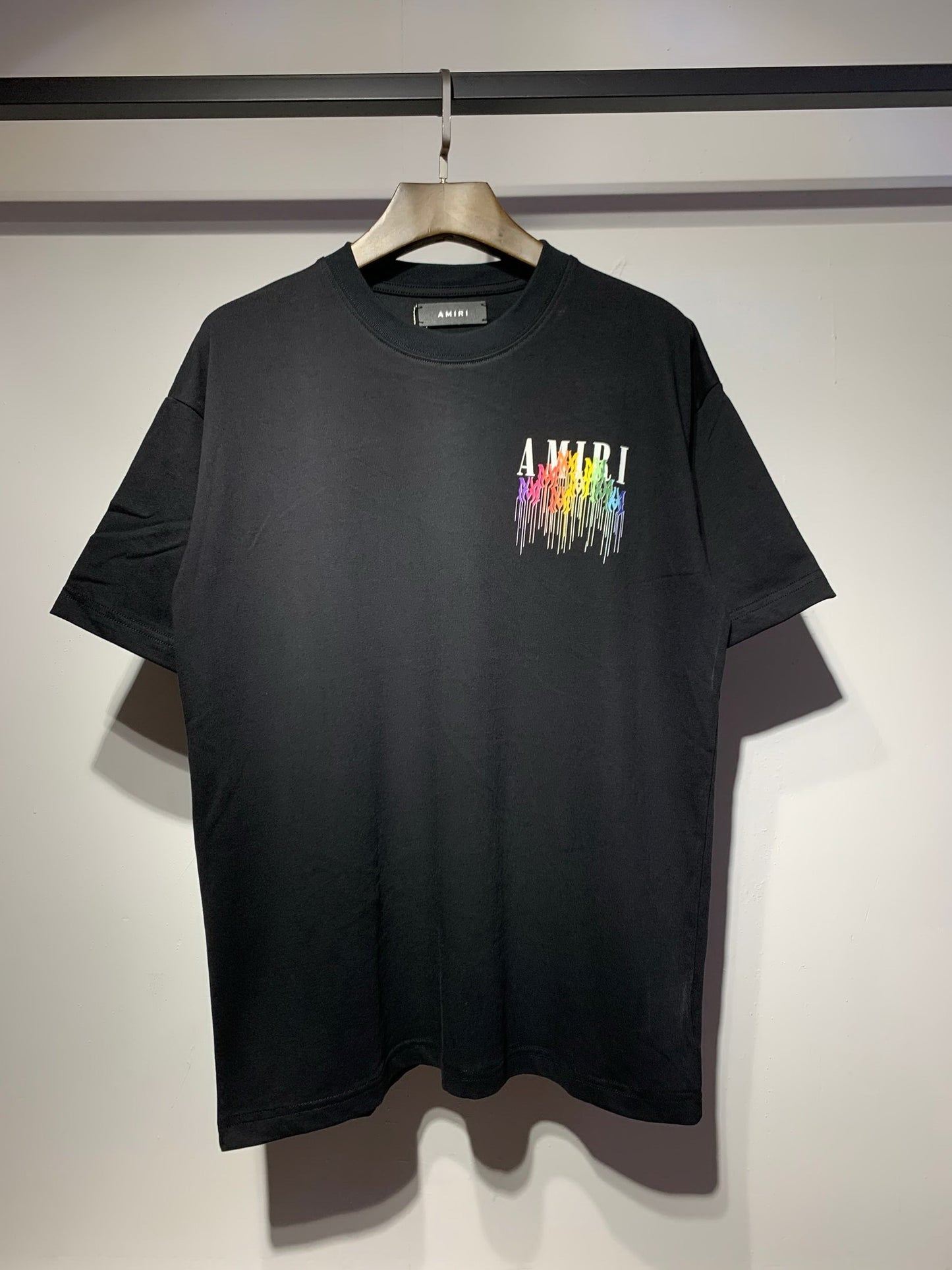 Men's AMIRI Style Graphic Oversized T-Shirt Y2K Streetwear Cotton Short Sleeve Tee