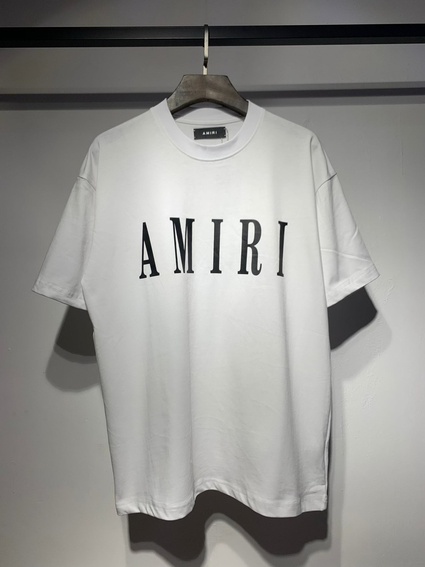 Men's AMIRI Style Graphic Oversized T-Shirt Y2K Streetwear Cotton Short Sleeve Tee