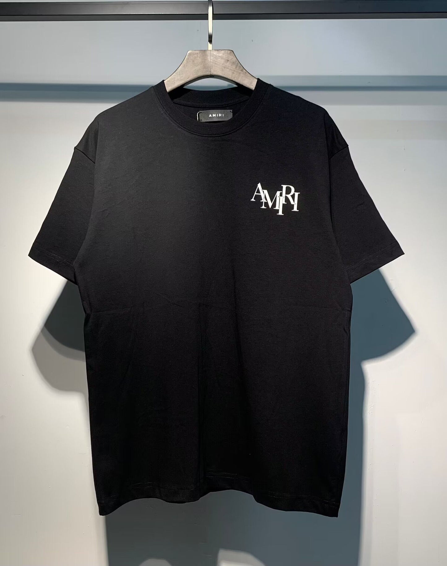 Men's AMIRI Style Graphic Oversized T-Shirt Y2K Streetwear Cotton Short Sleeve Tee