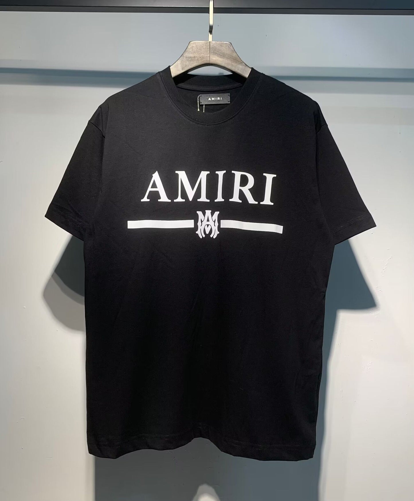 Men's AMIRI Style Graphic Oversized T-Shirt Y2K Streetwear Cotton Short Sleeve Tee
