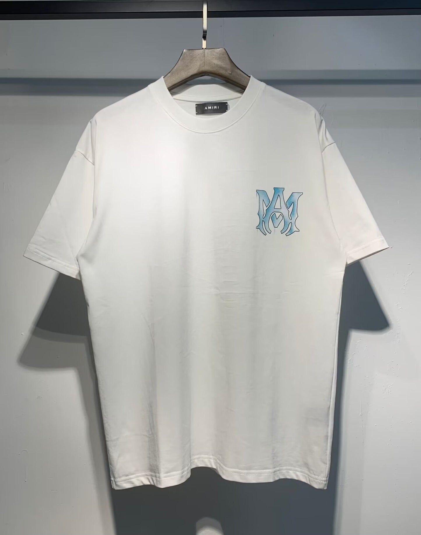 Men's AMIRI Style Graphic Oversized T-Shirt Y2K Streetwear Cotton Short Sleeve Tee