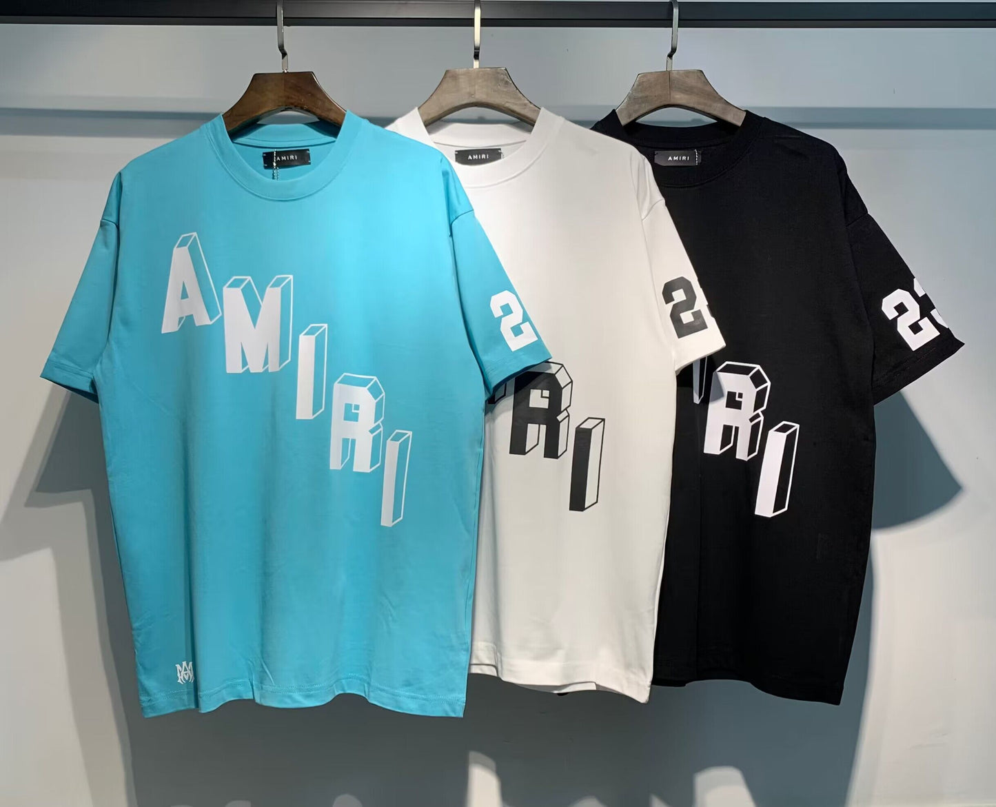 Men's AMIRI Style Graphic Oversized T-Shirt Y2K Streetwear Cotton Short Sleeve Tee
