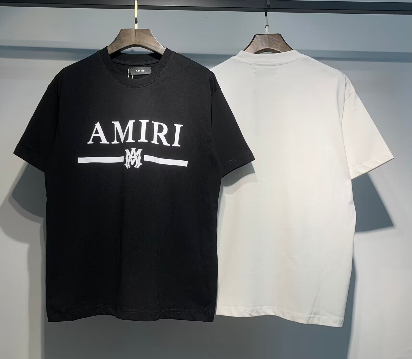 Men's AMIRI Style Graphic Oversized T-Shirt Y2K Streetwear Cotton Short Sleeve Tee