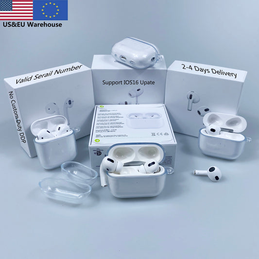 USA EU Warehouse Hot Selling Pro 2nd 3rd Wireless TWS Earphone IOS 17