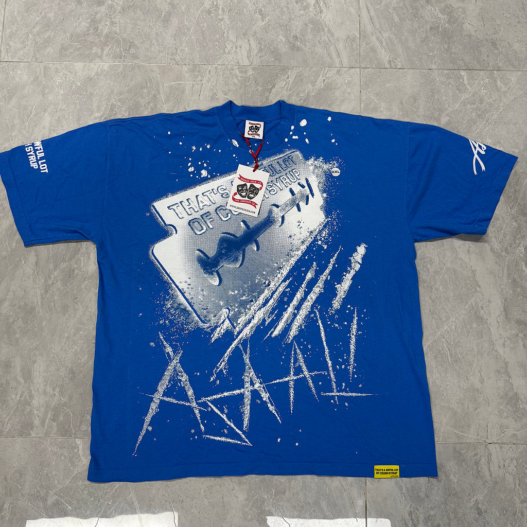 Top Quality Oversized Short Sleeve T-Shirts 100% Cotton Men's Clothing THAT'S a AWFUL LOT of COUGH SYRUP T Shirts for Men