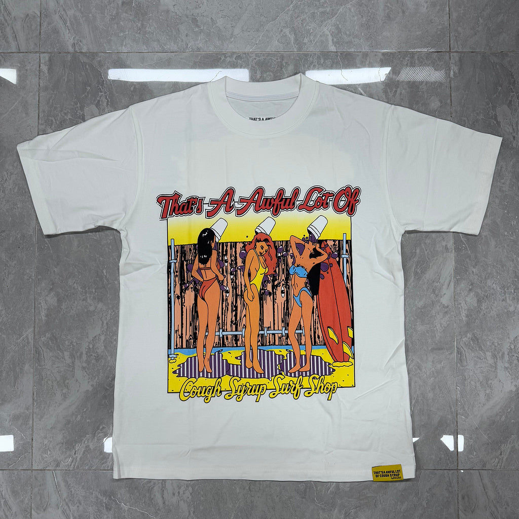 Top Quality Oversized Short Sleeve T-Shirts 100% Cotton Men's Clothing THAT'S a AWFUL LOT of COUGH SYRUP T Shirts for Men