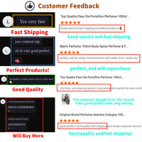 USA Stock 2-4 Days Brand Perfumes Men's Cologne Body Spray Fragrance Oud Femme Eau De Original Men Perfume