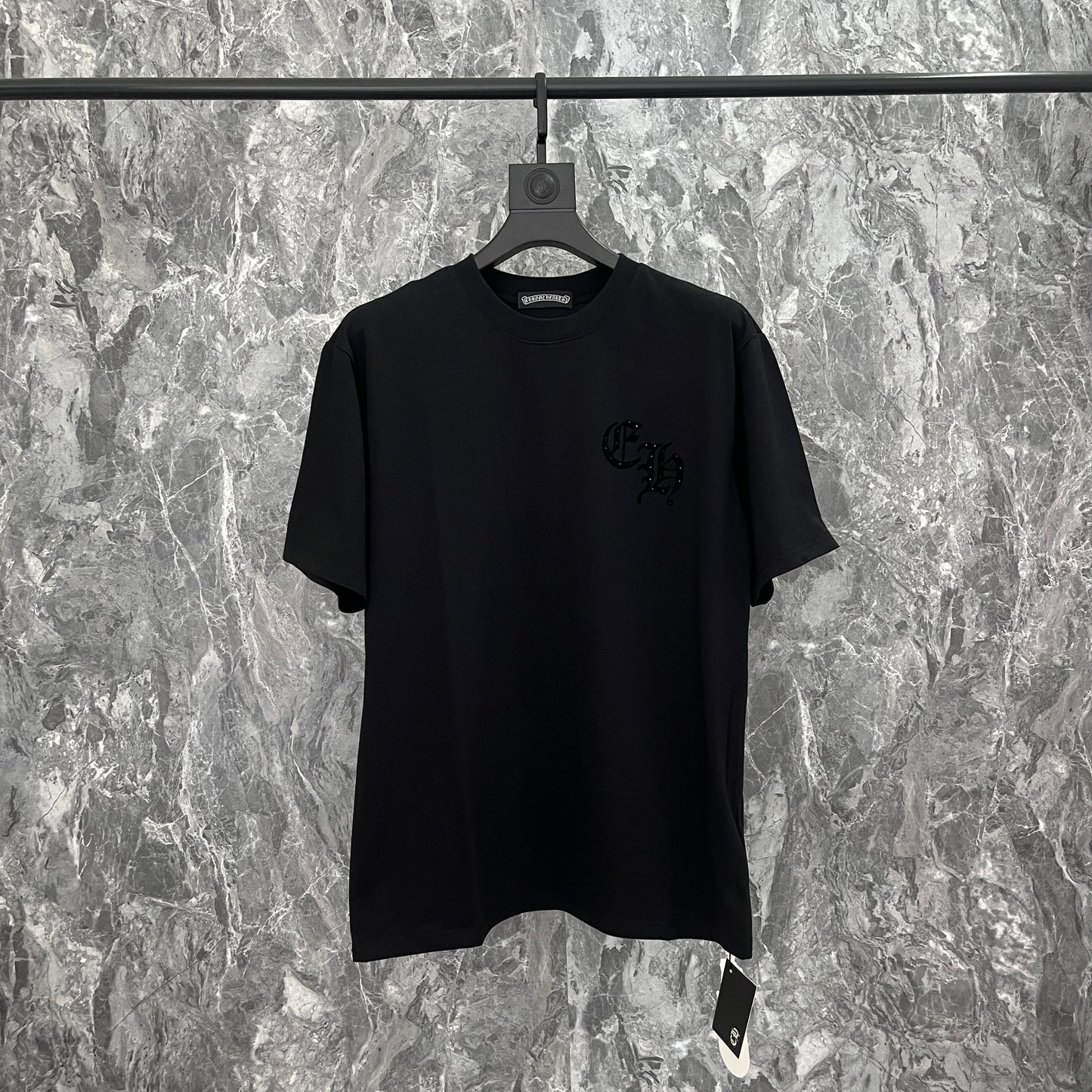 Men's Chrome Hearts Style Graphic Oversized T-Shirt Y2K Streetwear Cotton Short Sleeve Tee