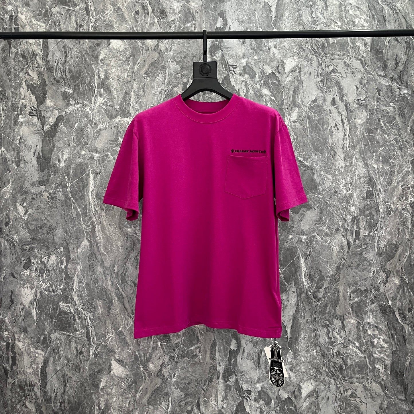 Men's Chrome Hearts Style Graphic Oversized T-Shirt Y2K Streetwear Cotton Short Sleeve Tee