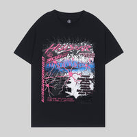 Hell t shirt star top quality Street Wear Oversized Drop Shoulder Mens Short Sleeve Vintage Printed T Shirt For Men Women