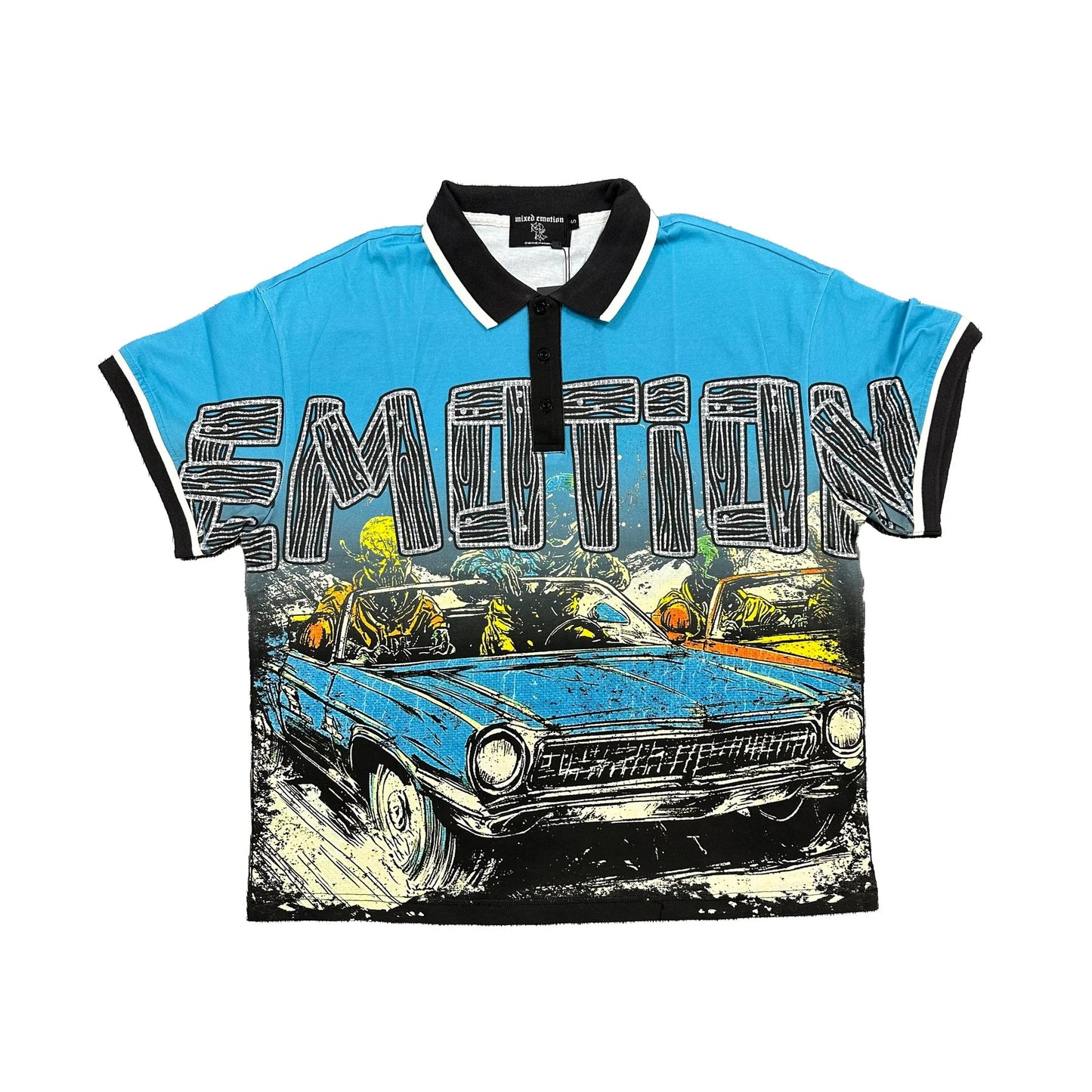 MIXED EMOTION Vintage Graphic Oversized Heavyweight T-Shirt