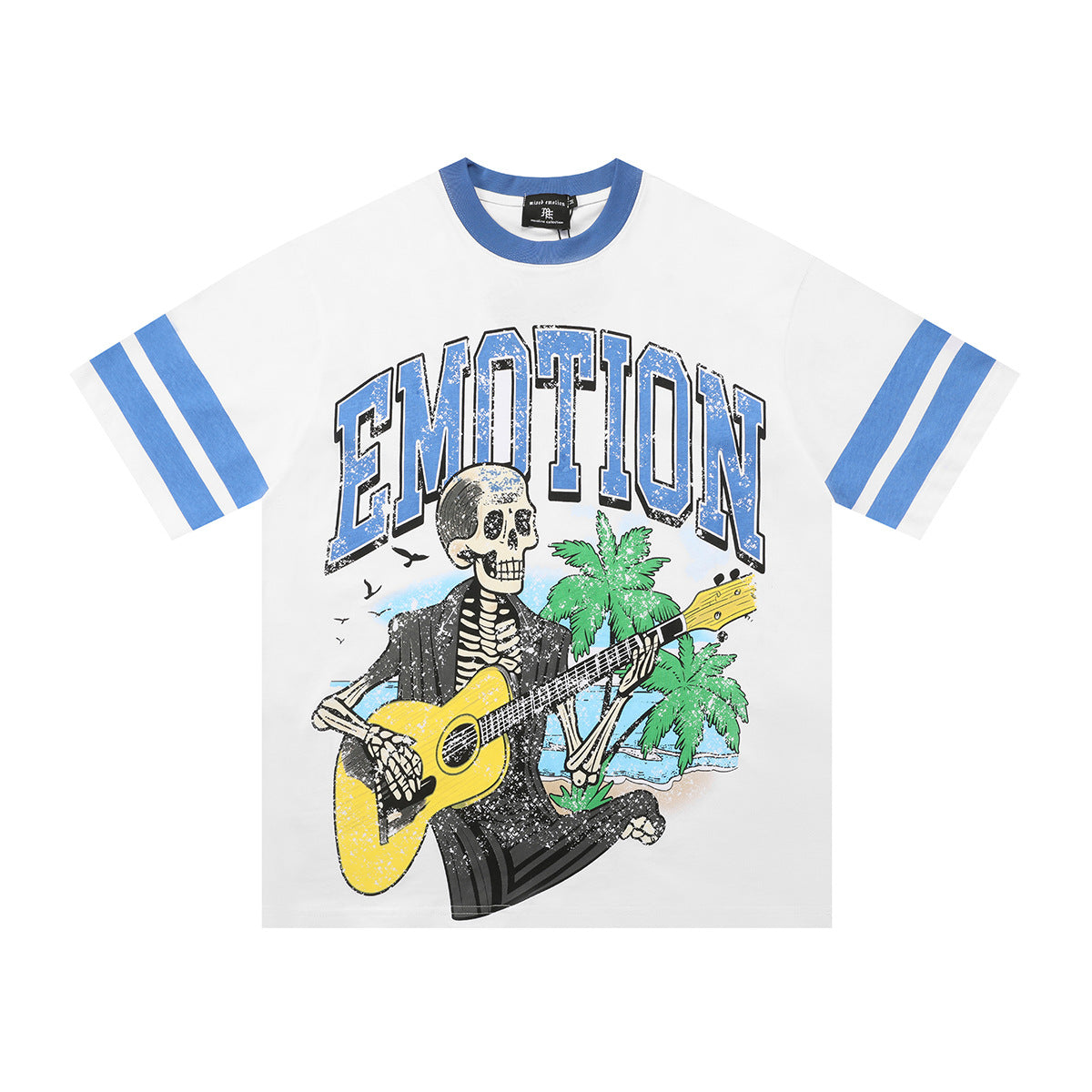 MIXED EMOTION Vintage Graphic Oversized Heavyweight T-Shirt
