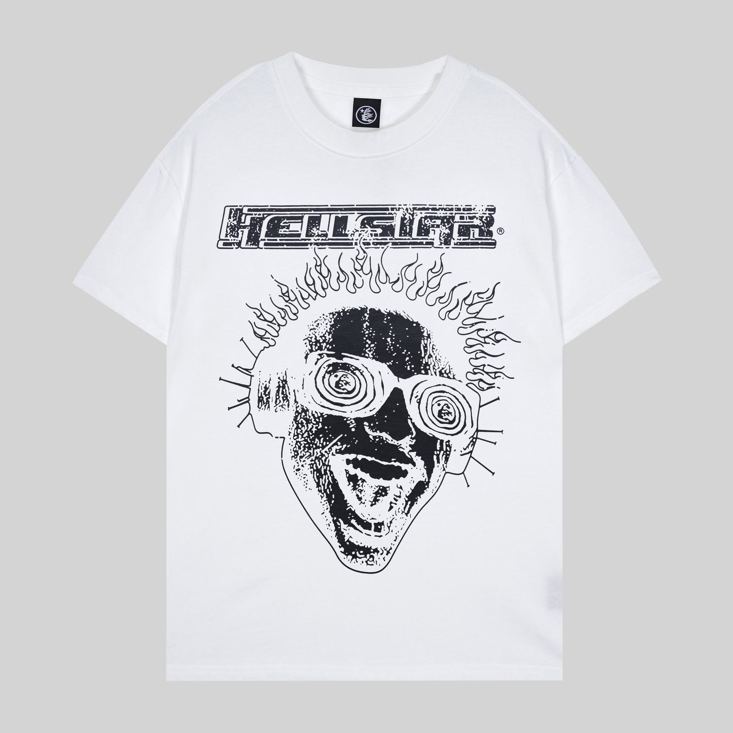 Hell t shirt star top quality Street Wear NFC Oversized Drop Shoulder Mens Short Sleeve Vintage Printed T Shirt For Men Women
