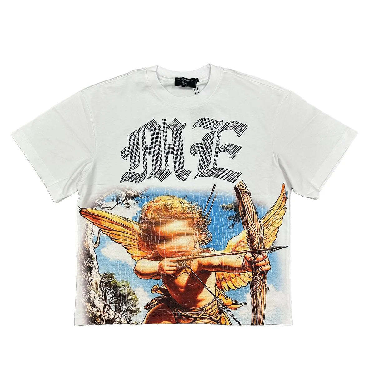 MIXED EMOTION Vintage Graphic Oversized Heavyweight T-Shirt