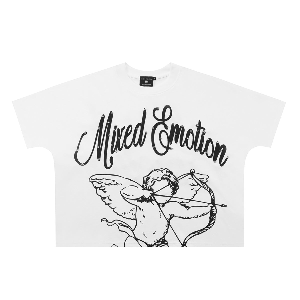 MIXED EMOTION Vintage Graphic Oversized Heavyweight T-Shirt