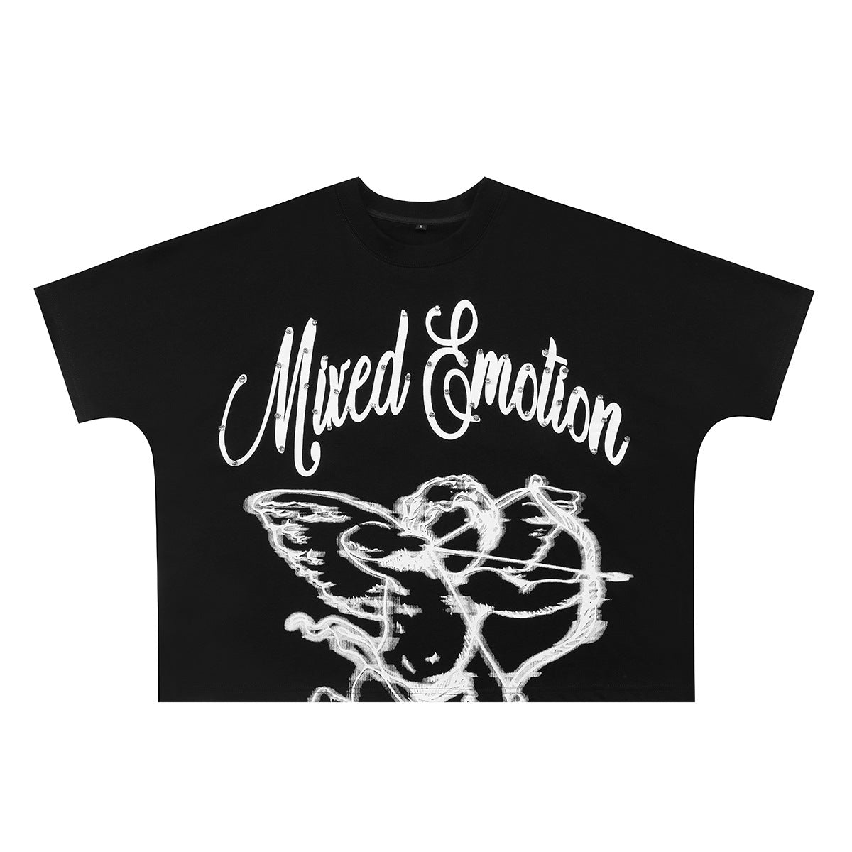 MIXED EMOTION Vintage Graphic Oversized Heavyweight T-Shirt