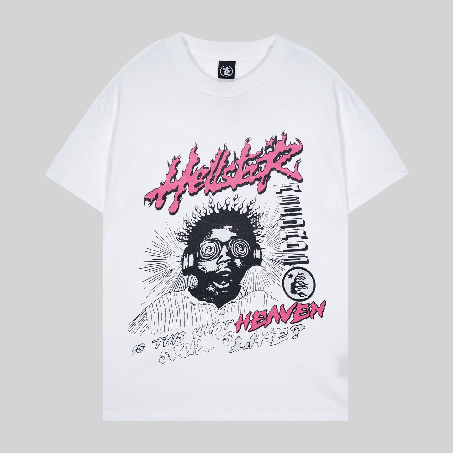 Hell t shirt star top quality Street Wear NFC Oversized Drop Shoulder Mens Short Sleeve Vintage Printed T Shirt For Men Women