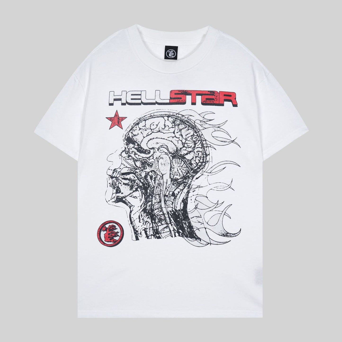 Hell t shirt star top quality Street Wear NFC Oversized Drop Shoulder Mens Short Sleeve Vintage Printed T Shirt For Men Women