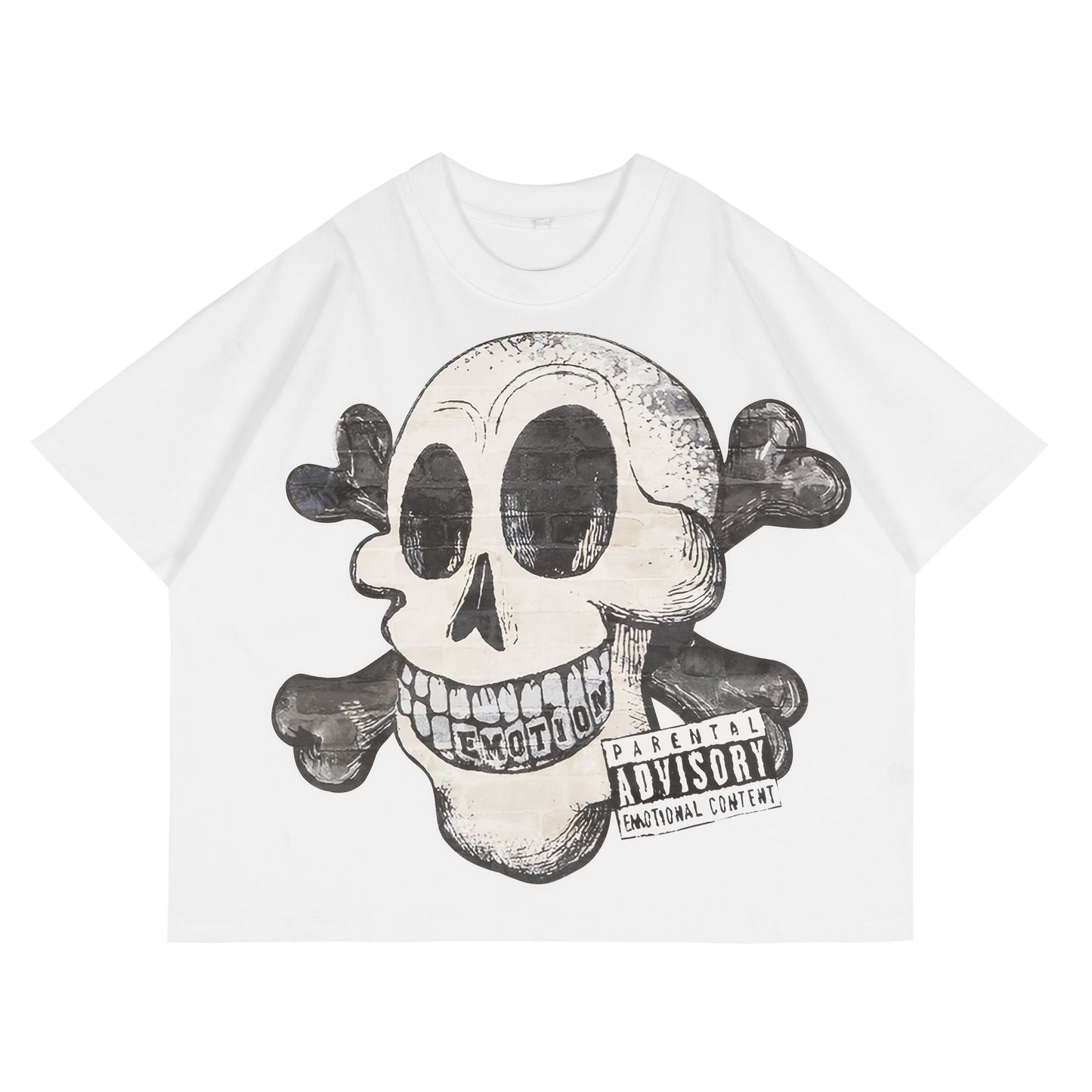 MIXED EMOTION Vintage Graphic Oversized Heavyweight T-Shirt