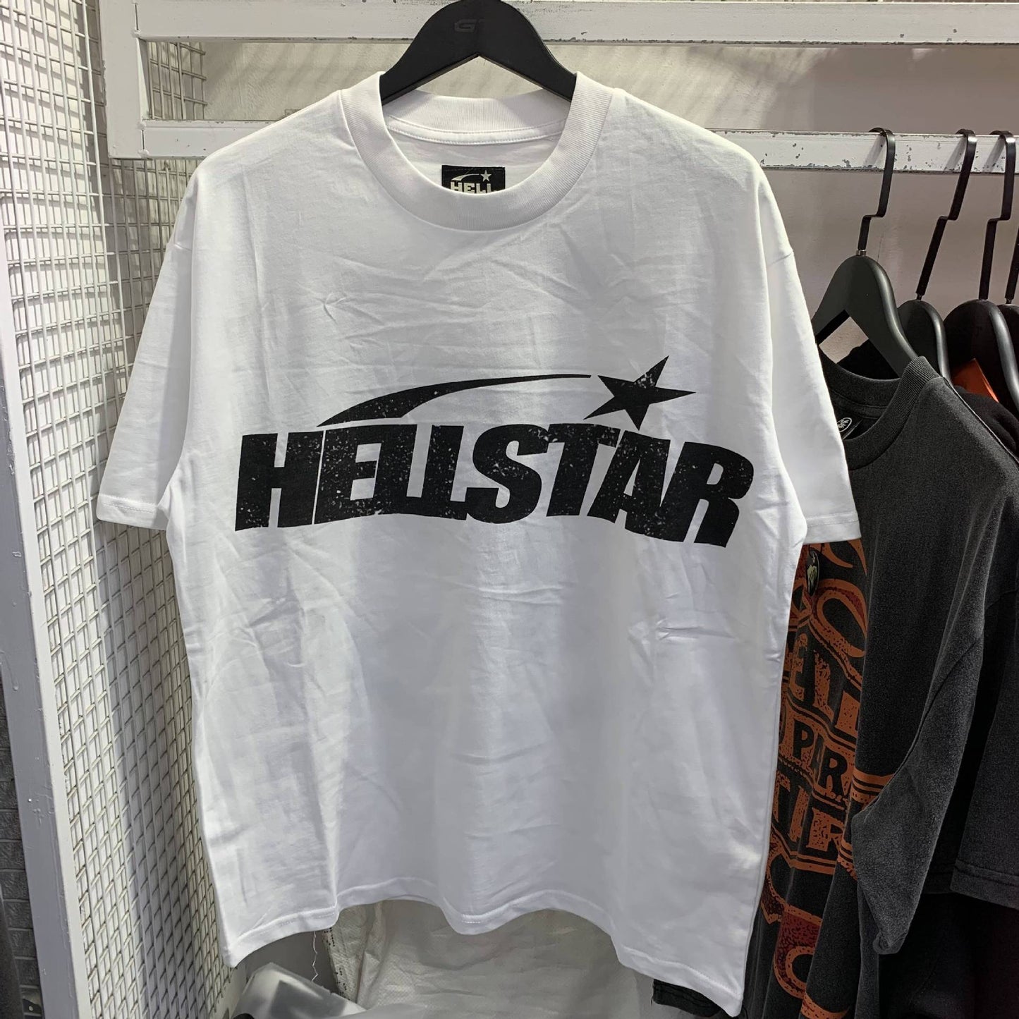 Factory Wholesale Hell t shirt star with NFC top quality Street Wear Oversized Vintage Printed T Shirt