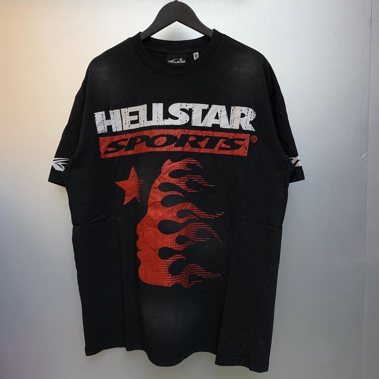Factory Wholesale Hell t shirt star with NFC top quality Street Wear Oversized Vintage Printed T Shirt