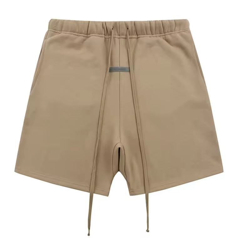 Men's Essentials Drawstring Sweat Shorts, Oversized Cotton Casual Streetwear Shorts for Summer