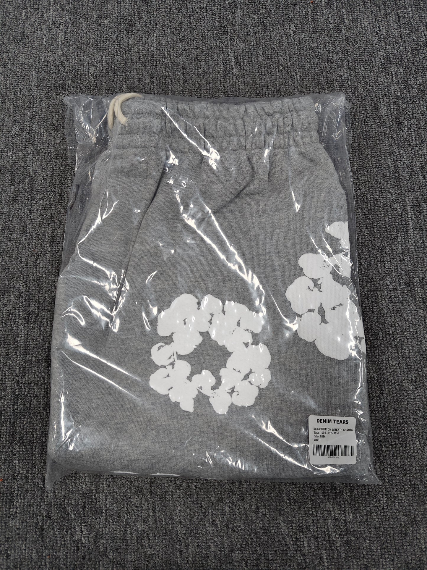 Denim Tears Men's  Floral Print Oversized Shorts Y2K Streetwear Breathable Casual Streetwear for Summer & Daily Wear
