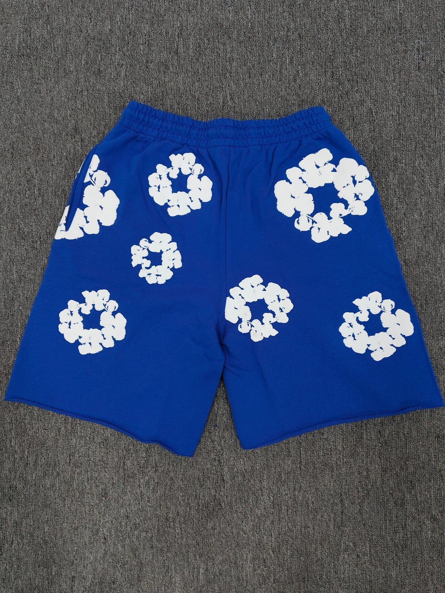 Denim Tears Men's  Floral Print Oversized Shorts Y2K Streetwear Breathable Casual Streetwear for Summer & Daily Wear