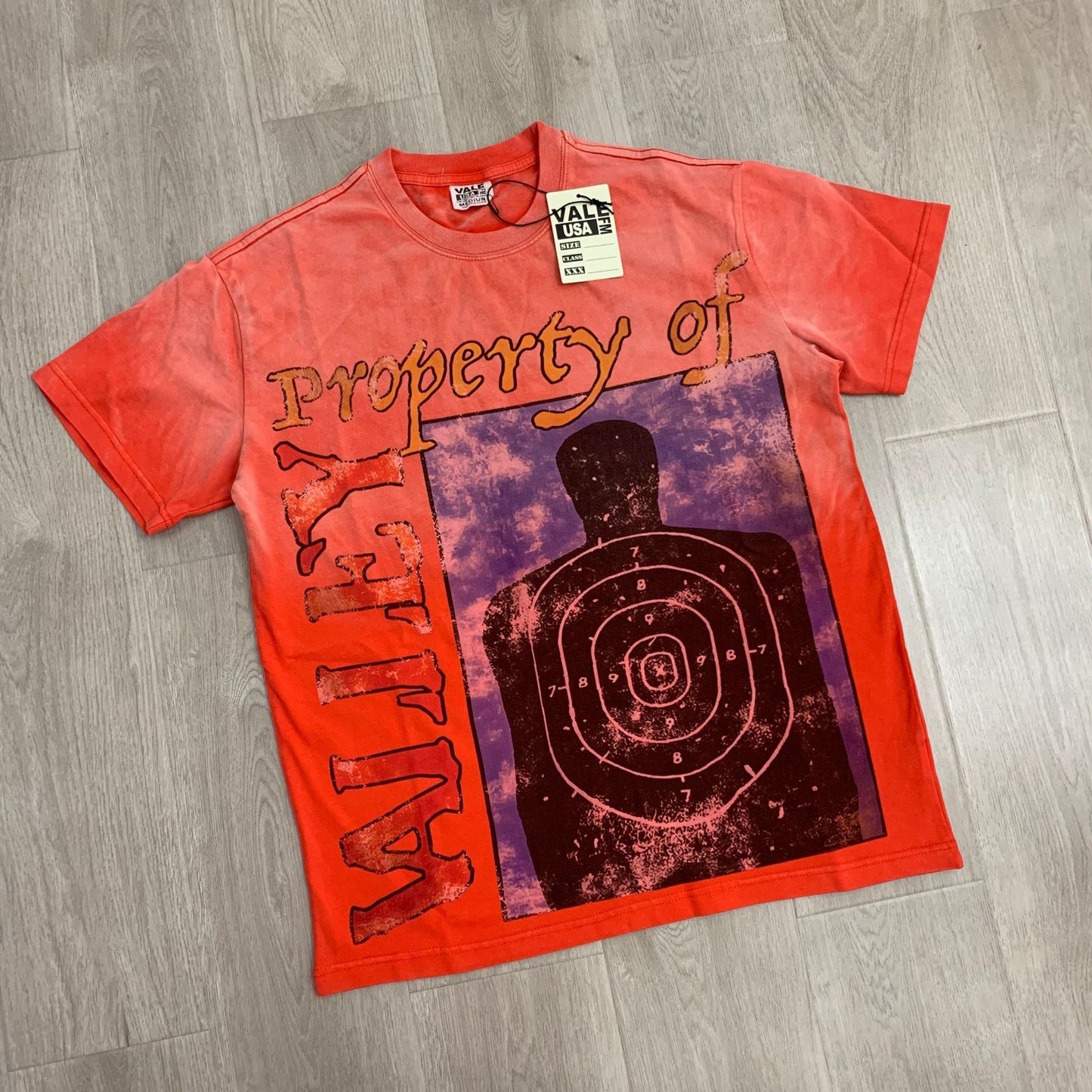 Valley Dream Style Retro Graphic Oversized T-Shirt, Men's Y2K Streetwear Casual Short Sleeve